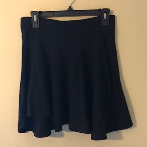 Wet Seal Black Asymmetrical Skirt